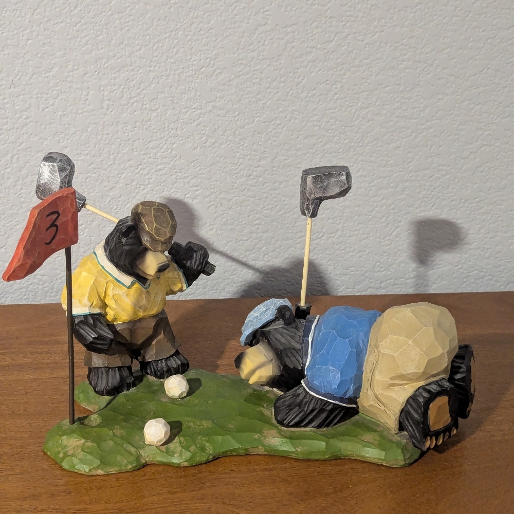 Bears Playing Golf